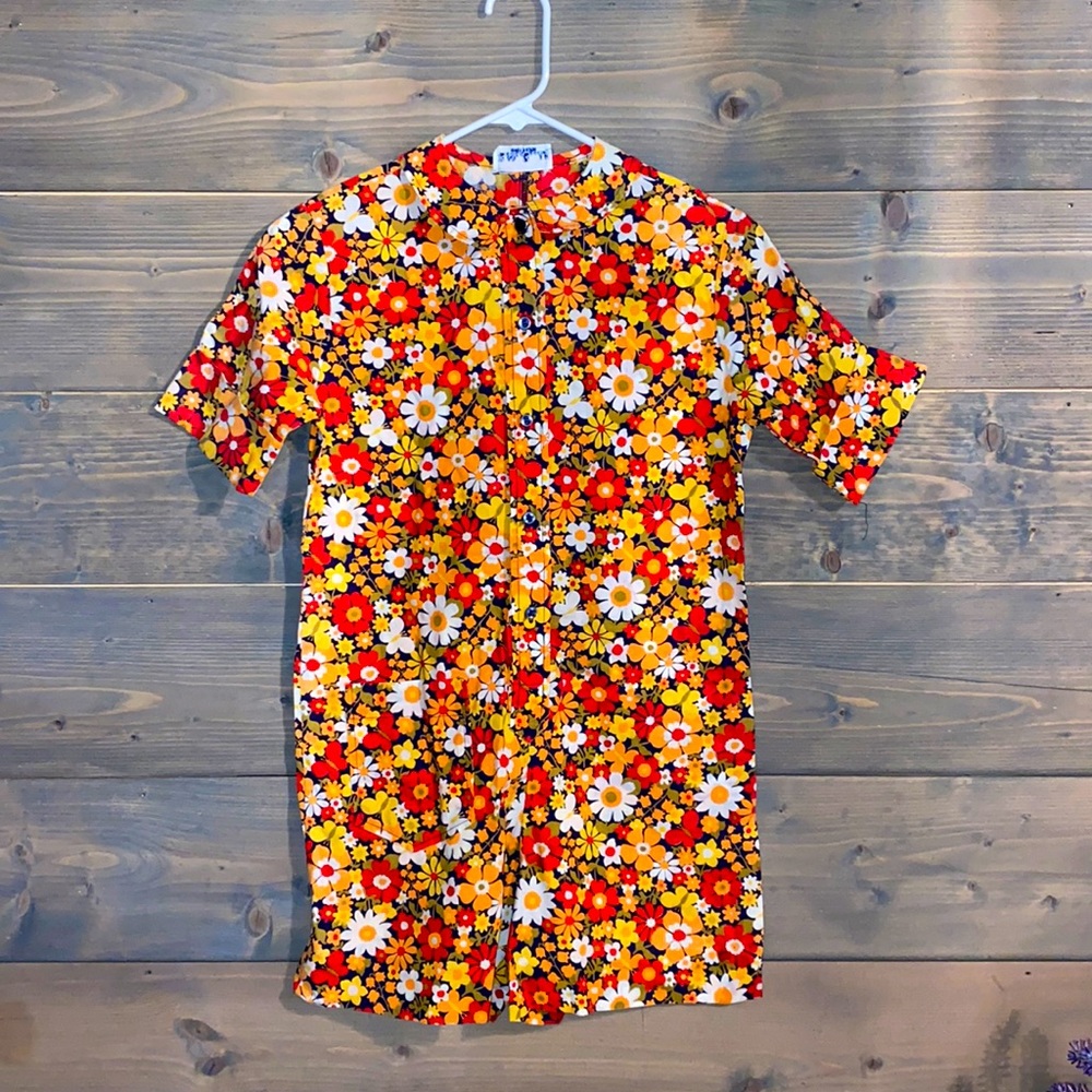 Vintage 70’s floral romper